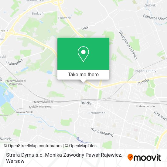 Strefa Dymu s.c. Monika Zawodny Paweł Rajewicz map