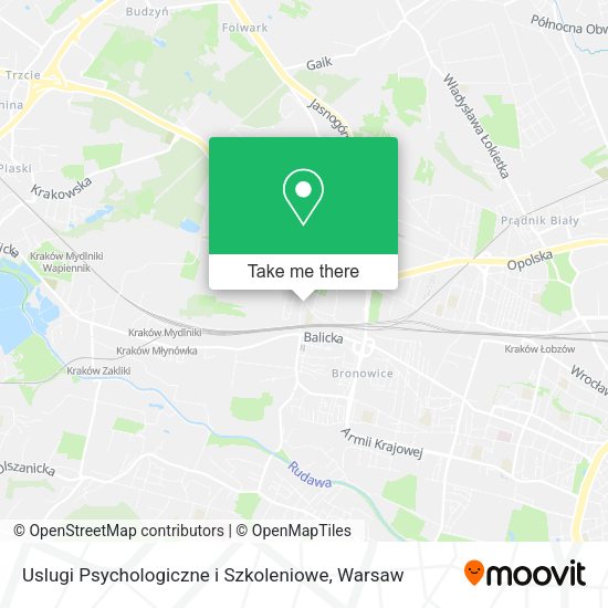 Uslugi Psychologiczne i Szkoleniowe map