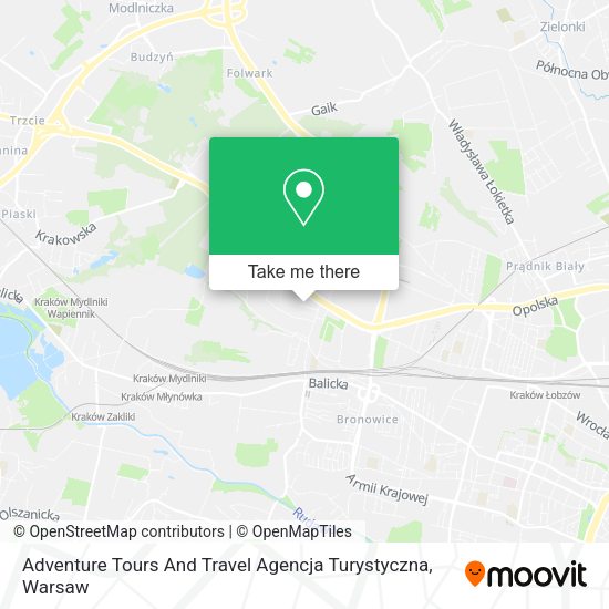 Adventure Tours And Travel Agencja Turystyczna map