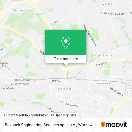 Карта Bevpack Engineering Services sp. z o.o.