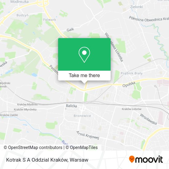 Kotrak S A Oddzial Kraków map