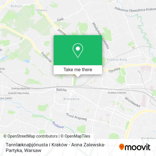 Tannlæknaþjónusta í Kraków - Anna Zalewska-Partyka map