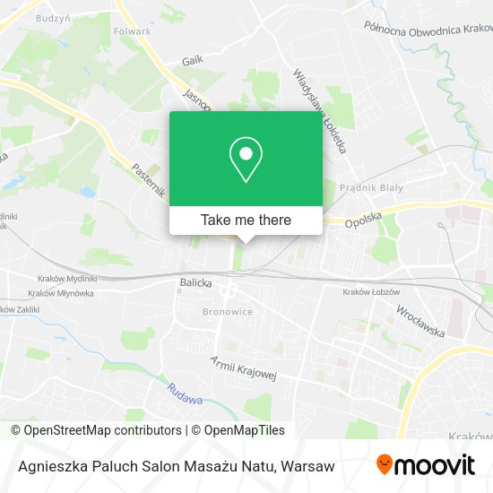 Agnieszka Paluch Salon Masażu Natu map