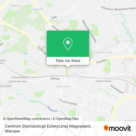Centrum Stomatologii Estetycznej Magnadent map
