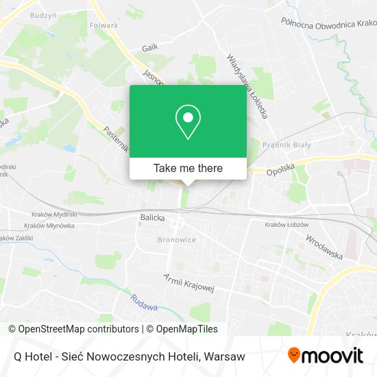 Q Hotel - Sieć Nowoczesnych Hoteli map