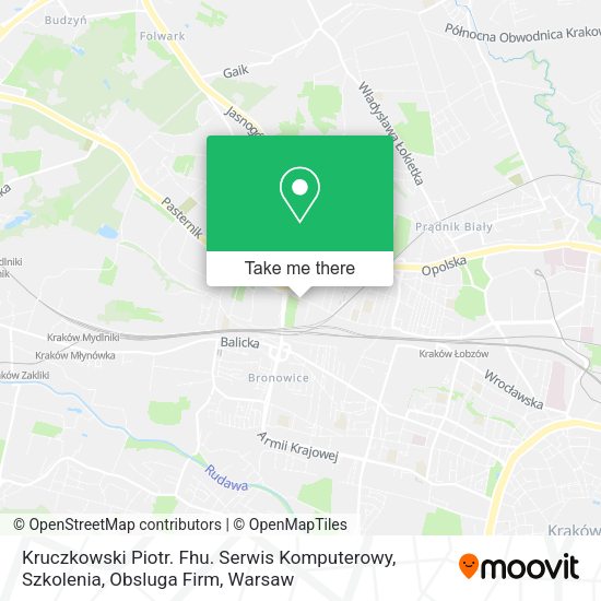 Kruczkowski Piotr. Fhu. Serwis Komputerowy, Szkolenia, Obsluga Firm map