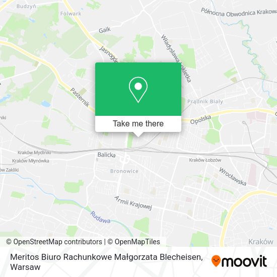 Meritos Biuro Rachunkowe Małgorzata Blecheisen map