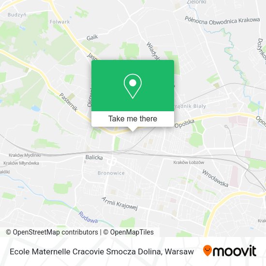 Ecole Maternelle Cracovie Smocza Dolina map