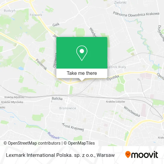 Карта Lexmark International Polska. sp. z o.o.