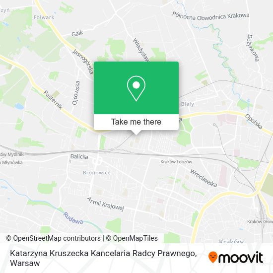 Katarzyna Kruszecka Kancelaria Radcy Prawnego map