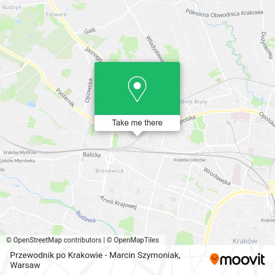 Przewodnik po Krakowie - Marcin Szymoniak map