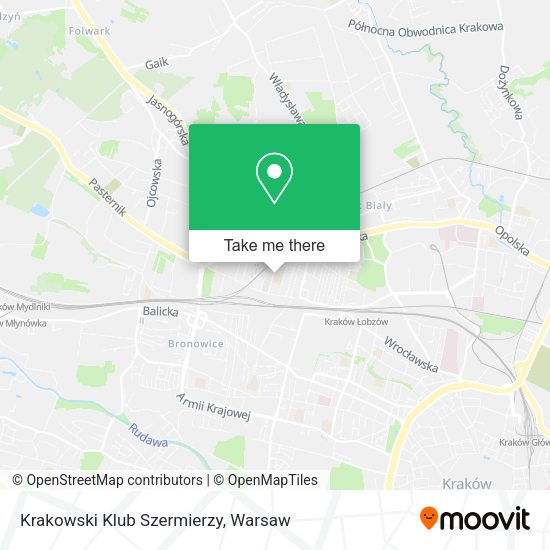 Krakowski Klub Szermierzy map