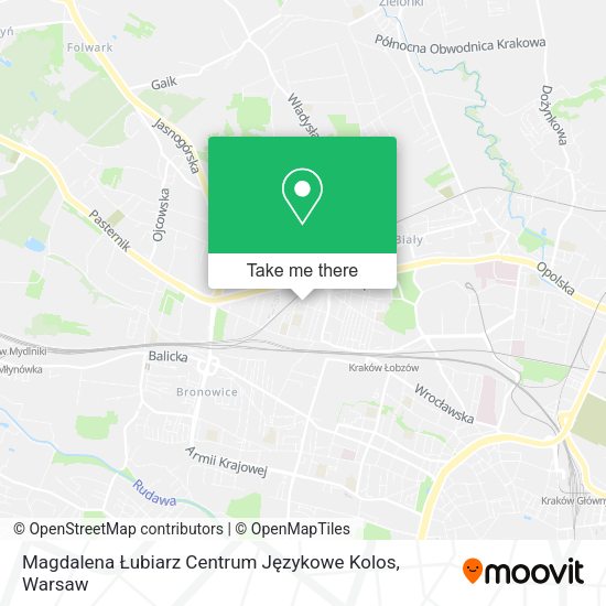 Magdalena Łubiarz Centrum Językowe Kolos map