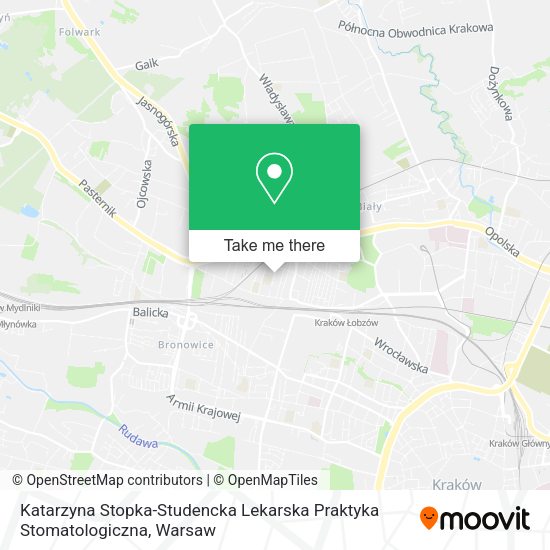 Katarzyna Stopka-Studencka Lekarska Praktyka Stomatologiczna map