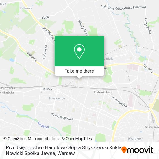 Przedsiębiorstwo Handlowe Sopra Stryszewski Kukla Nowicki Spółka Jawna map