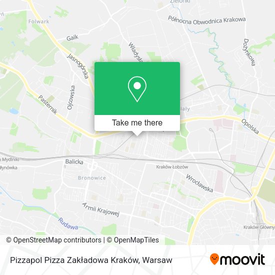 Pizzapol Pizza Zakładowa Kraków map