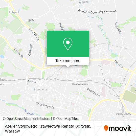 Atelier Stylowego Krawiectwa Renata Sołtysik map