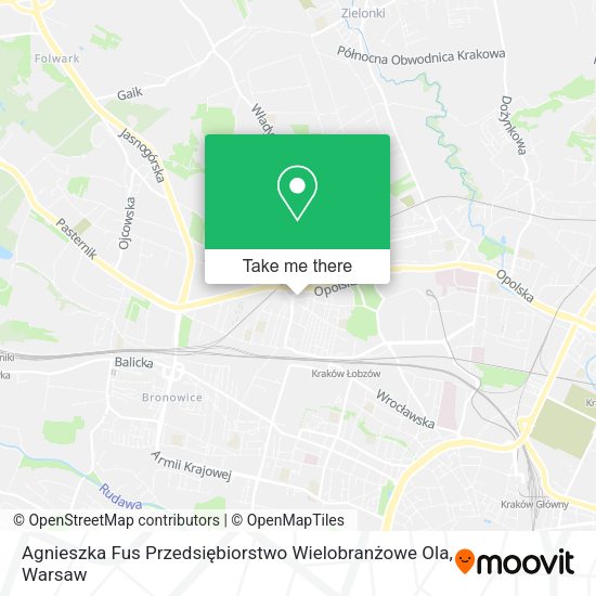 Agnieszka Fus Przedsiębiorstwo Wielobranżowe Ola map