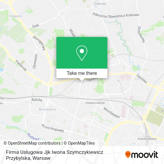 Firma Usługowa Jjk Iwona Szymczykiewicz Przybylska map