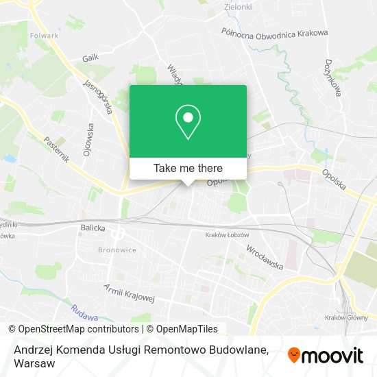 Andrzej Komenda Usługi Remontowo Budowlane map