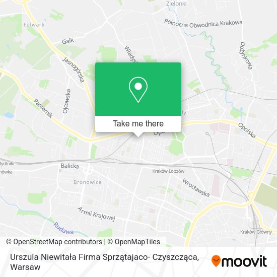 Urszula Niewitała Firma Sprzątajaco- Czyszcząca map