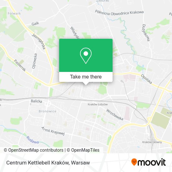 Centrum Kettlebell Kraków map