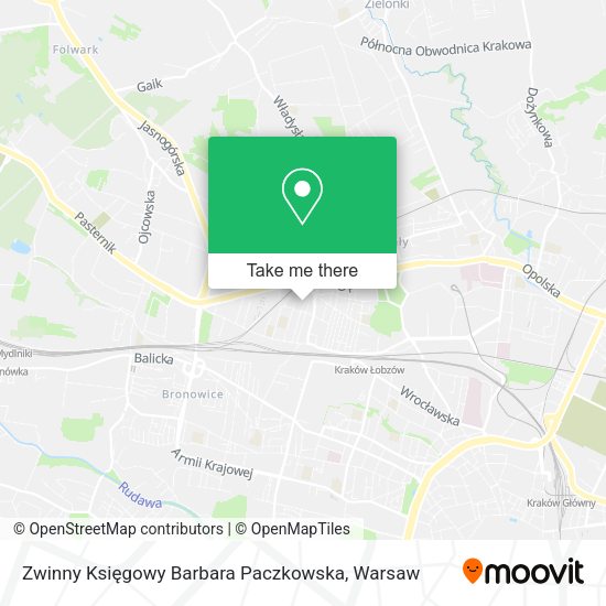 Zwinny Księgowy Barbara Paczkowska map