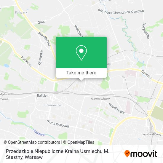 Przedszkole Niepubliczne Kraina Uśmiechu M. Stastny map