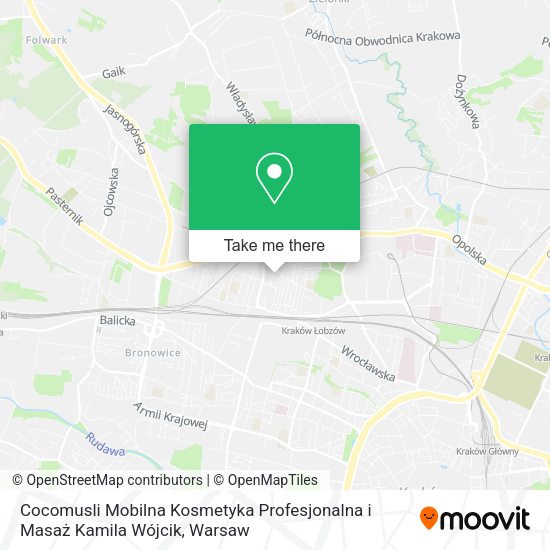 Cocomusli Mobilna Kosmetyka Profesjonalna i Masaż Kamila Wójcik map