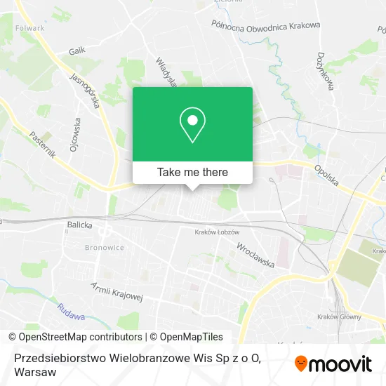 Карта Przedsiebiorstwo Wielobranzowe Wis Sp z o O