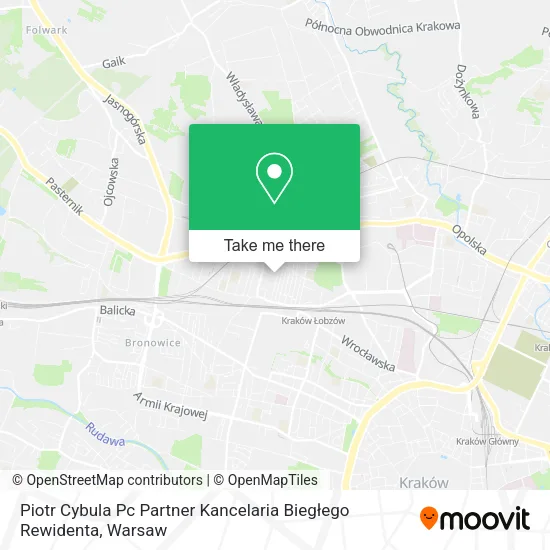 Карта Piotr Cybula Pc Partner Kancelaria Biegłego Rewidenta