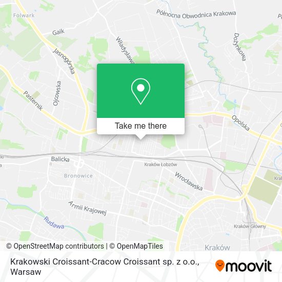 Карта Krakowski Croissant-Cracow Croissant sp. z o.o.