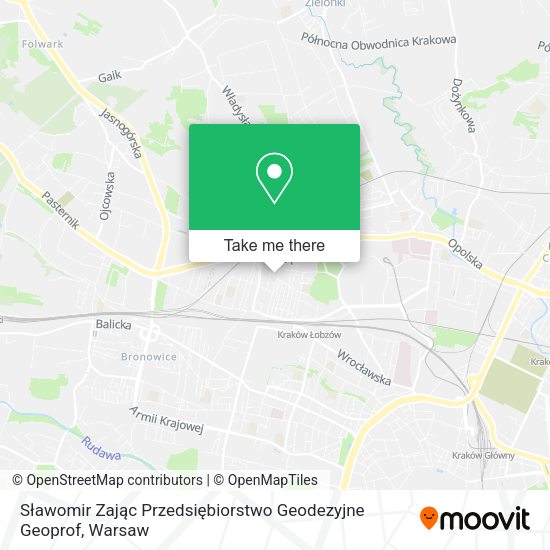 Sławomir Zając Przedsiębiorstwo Geodezyjne Geoprof map