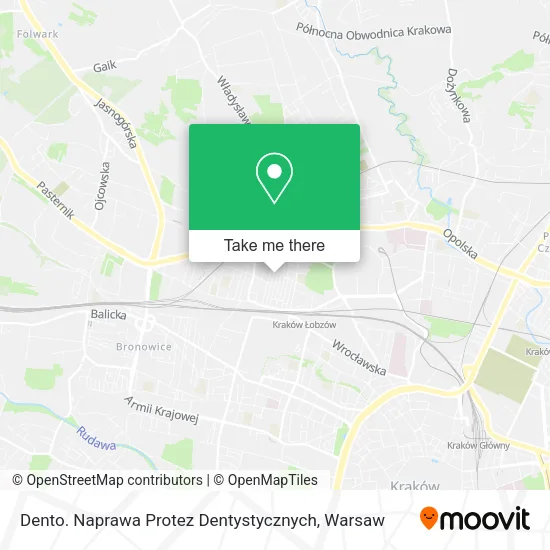Карта Dento. Naprawa Protez Dentystycznych