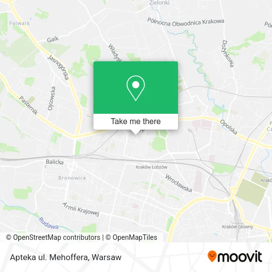 Карта Apteka ul. Mehoffera