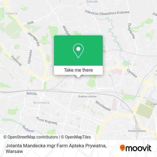 Jolanta Mandecka mgr Farm Apteka Prywatna map