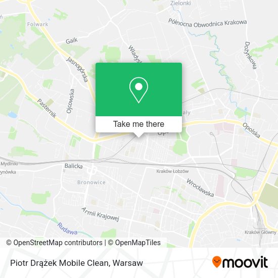 Piotr Drążek Mobile Clean map