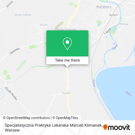 Specjalistyczna Praktyka Lekarska Marceli Klimanek map