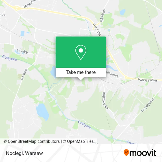 Карта Noclegi