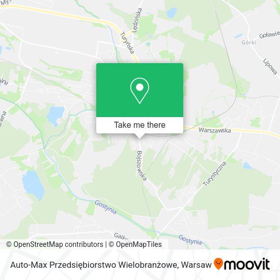 Карта Auto-Max Przedsiębiorstwo Wielobranżowe