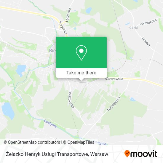 Żelazko Henryk Usługi Transportowe map