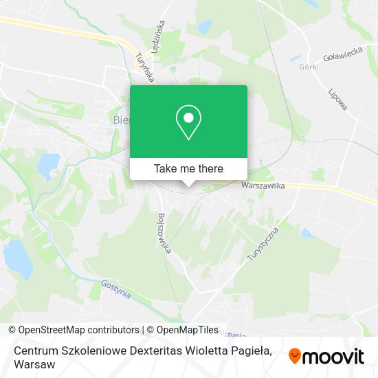 Centrum Szkoleniowe Dexteritas Wioletta Pagieła map