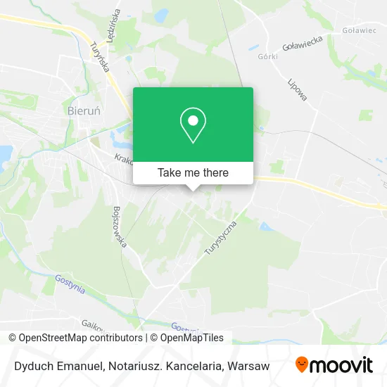 Dyduch Emanuel, Notariusz. Kancelaria map