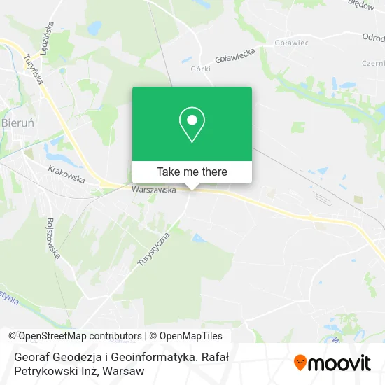 Карта Georaf Geodezja i Geoinformatyka. Rafał Petrykowski Inż