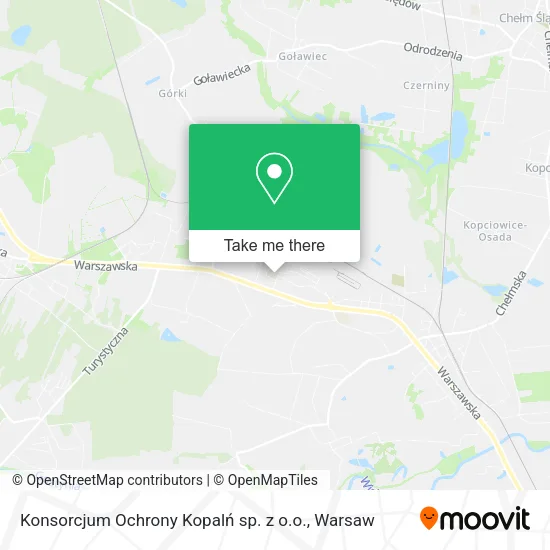 Карта Konsorcjum Ochrony Kopalń sp. z o.o.