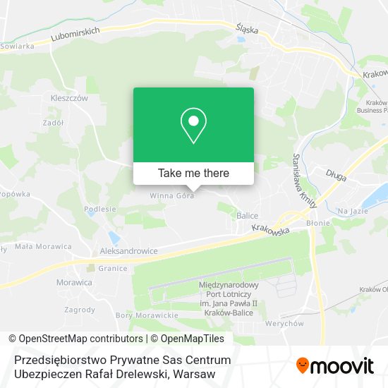 Przedsiębiorstwo Prywatne Sas Centrum Ubezpieczen Rafał Drelewski map