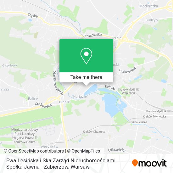 Ewa Lesińska i Ska Zarząd Nieruchomościami Spółka Jawna - Zabierzów map