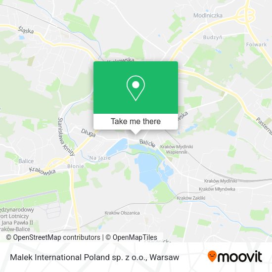 Malek International Poland sp. z o.o. map