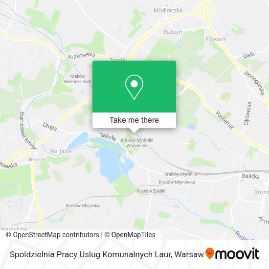 Spoldzielnia Pracy Uslug Komunalnych Laur map