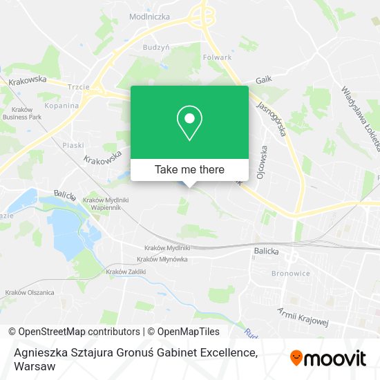 Agnieszka Sztajura Gronuś Gabinet Excellence map